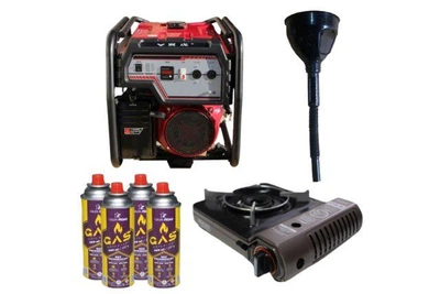 Бензиновый генератор EF Power YH9500-IV + подарок газовая плитка Orcamp CK-505 + 4 газовых картриджа 400 мл + лейка