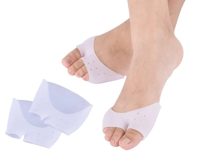 Силіконовий розділювач коректор великого пальця ніг Silicone Foot Pad White