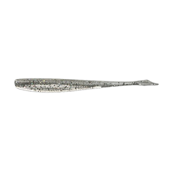 Силікон Jackall Kibikibina-Go 2" (10шт) Clear HL Flake