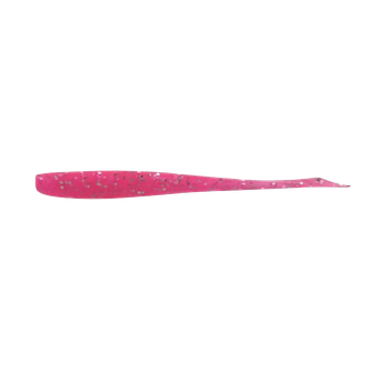 Силікон Jackall Kibikibina-Go 2" (10шт) Glow Pink Silver Flake