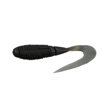 Силикон Jackall Rhythm Grub 3" (5шт) Solid Black