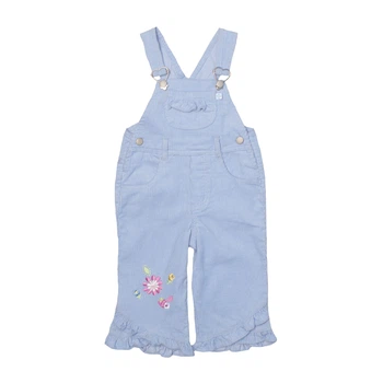 Полукомбинезон вельвет для девочки Hawk Kids COL803606 80 см Голубой