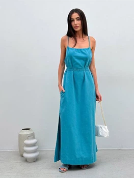 Сарафан женский ARTKNIT Афина 2024 L Бирюзовый (4823093463097)