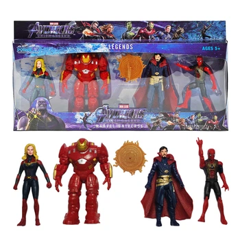 Набор фигурок Марвел фигурки супергерои Мстители Avengers 4 шт