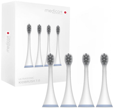 Насадки для звукової зубної щітки Medica+ KidsBrush 7.0 blue (4шт)