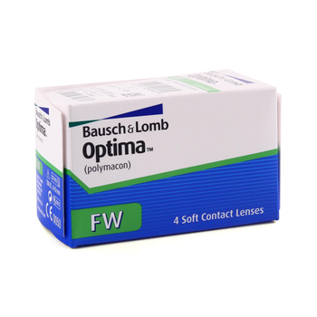 Контактные линзы Bausch & Lomb Optima FW диоптрия -1.25 , упаковка 4 шт
