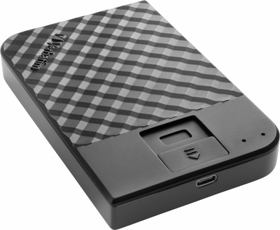 Dysk twardy Verbatim Fingerprint Secure 2TB 5400 obr./min 2.5 USB 3.1 External Czarny (23942536512)