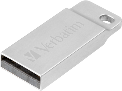 Флеш пам'ять USB Verbatim Metal Executive USB 2.0 64GB Silver (23942987505)