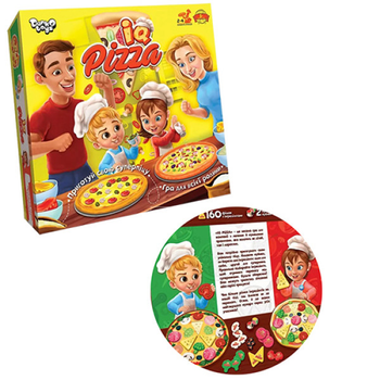 Настільна гра для дітей Danko Toys G-IP-01U B IQ Pizza (G-IP-01U-RT)