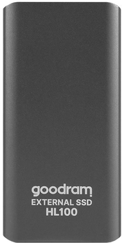 SSD диск Goodram HL100 1TB USB 3.2 Type-C TLC Black (SSDPR-HL100-01T) External