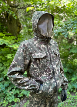 Маскувальний костюм з антимоскітним капюшоном Алекс-3 ХИЖАК, 46 р. (Кп4-хR/S)
