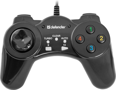 Przewodowy gamepad Defender Vortex PC Black (4714033642491)