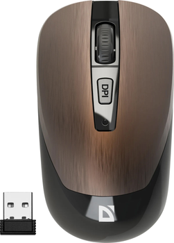 Мышь Defender Wave MM-995 Wireless Bronze (4745090821833)