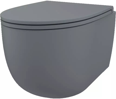Унитаз подвесной SDR CERAMICHE Bull MGWCSBLV Magnesio Rimless без сиденья