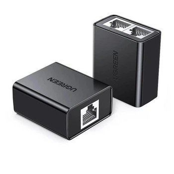 Сплиттер - соединитель витой пары Ugreen CM210 RJ-45 1 To 2 Ethernet Converter набор 2 штуки (50923)