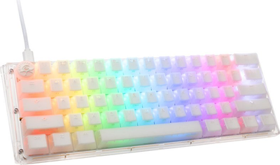 Klawiatura przewodowa Ducky One 3 Mini Aura Cherry MX Blue USB White (100043057)