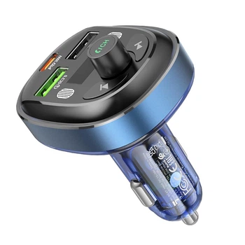 FM-модулятор BC47 BOROFONE BC47 PD30W+QC3.0 Синий