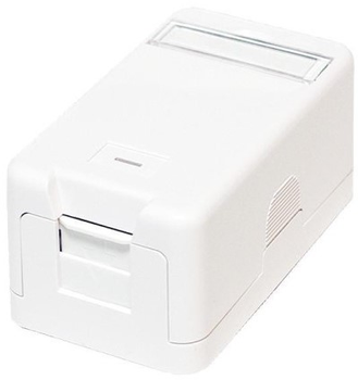 Puszka natynkowa keystone Logilink 1 port RJ-45 UTP White (4052792027709)