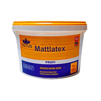 Фарба латексна TOTUS Mattlatex Profi 14 кг