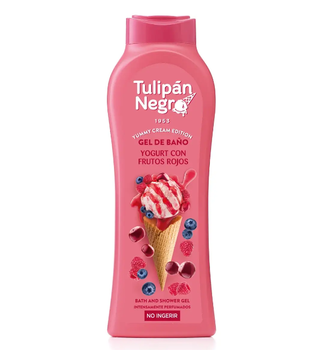 Гель для душа "Ягодный йогурт" - Tulipan Negro Yummy Cream Edition Bath And Shower Gel Yoghurt With Red