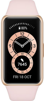 Смарт-годинник Huawei Band 6 FRA-B19 1.47" / Bluetooth / Вологозахист 5 ATM / Sakura Pink (55026638) Б/В