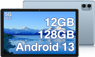 Планшет 10.1" Oangcc A15 12/128Gb 8 ядер Android 13 6000 mAh Синий