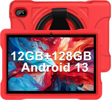 Планшет 10.1" Jusyea J5 6+6/128Gb 8 ядер Android 13 6000 mAh Черный