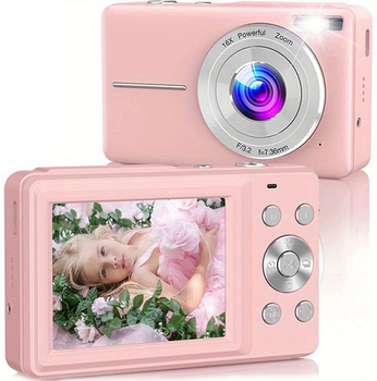 Фотокамера Camkory FHD DC403 44Мп Розовая Factory Recertified