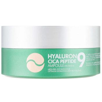 Гідрогелеві патчі заспокійливі з пептидами — Medi peel Hyaluron Cica Peptide 9 Ampoule Eye Patch, 60 шт.