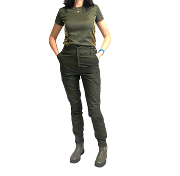 Жіночі військові тактичні брюки 48 хакі