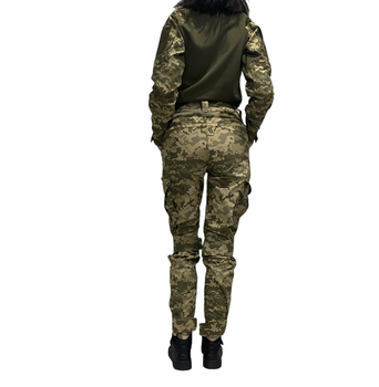 Женские тактические военные штаны 50 пиксель стрейч