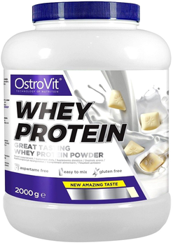 Odżywka białkowa OstroVit Whey Protein White Chocolate 2000 g (5902232613568)