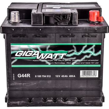 Аккумулятор автомобильный 45Ач 400А "+" справа GIGAWATT, GW 0185754512