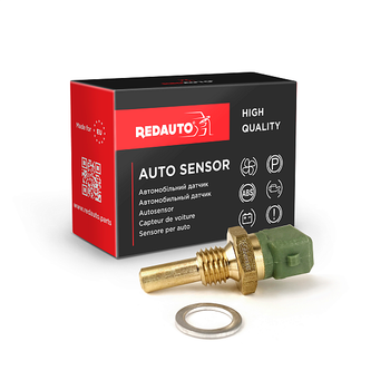 Датчик температуры охлаждающей жидкости 2 контакта RSN-660 REDAUTO на Chery ELARA, A11-3617011, /