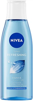 Освіжаючий тонік для нормальної та комбінованої шкіри - NIVEA Refreshing Toner 200ml (1235214-134780)