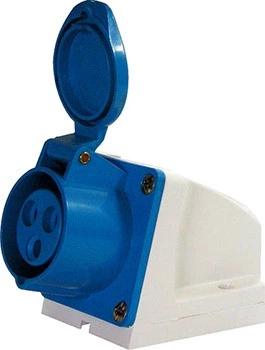 Силова розетка стаціонарна e.socket.pro.3.32, 3п., 220В, 32А (123)