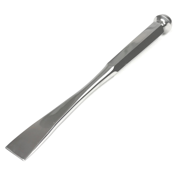 Долото Стіллє-Патча Шведське медичне пряме двостороння заточка плоске шестигранна ручка довжина 225 мм 10 мм BioTulesImpex