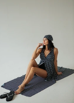 Універсальне парео пляжне Горошок ODS One size 102-1