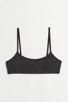 Купальний топ H&M 1046226 XXS чорний