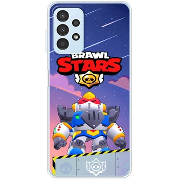 Силиконовый Чехол с Картинкой для Samsung Galaxy A32 5G (A326) Принт (Бравл Старс Вольт, Brawl Stars Surge) (44333-ysm020)