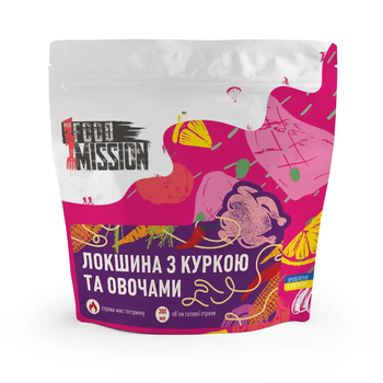 Сушені продукти Food Mission Локшина з куркою і овочами