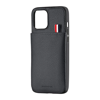 Чехол Jinduka Leather Pocket iPhone 12 Pro Max Black