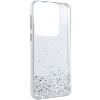 TPU чехол Spangle star для Xiaomi Redmi Note 13 4G Белый Без бренда