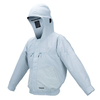 Куртка с капюшоном аккумуляторная с вентиляцией Makita DFJ207ZXL (LXT, CXT, без аккумуляторов и зарядного устройства)
