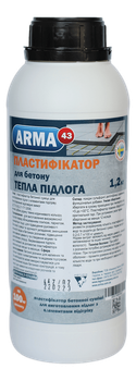 Пластификатор для бетона ARMA-43 1.2 кг теплый пол