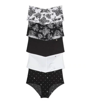 Набор трусиков Victoria's Secret 5-Pack No-Show Cheeky Panties Mix S