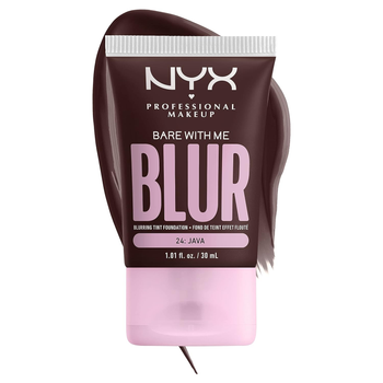 Podkład do twarzy NYX Professional Makeup Bare With Me Blur Tint Foundation 24 Java 30 ml (0800897234539)