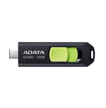 Flash Adata USB 3.2 Gen1 UC300 Type-C 32Gb Black/Green (ACHO-UC300-32G-RBK/GN)