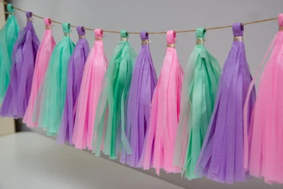 Гірлянда tassel "Русалка", 12 пензликів