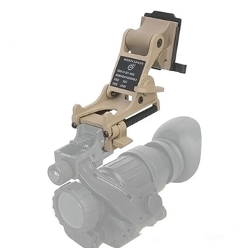 Крепление Rhino mount на шлем для ПНВ с разъемом NVG Металл Койот (Takctik-416M-T)